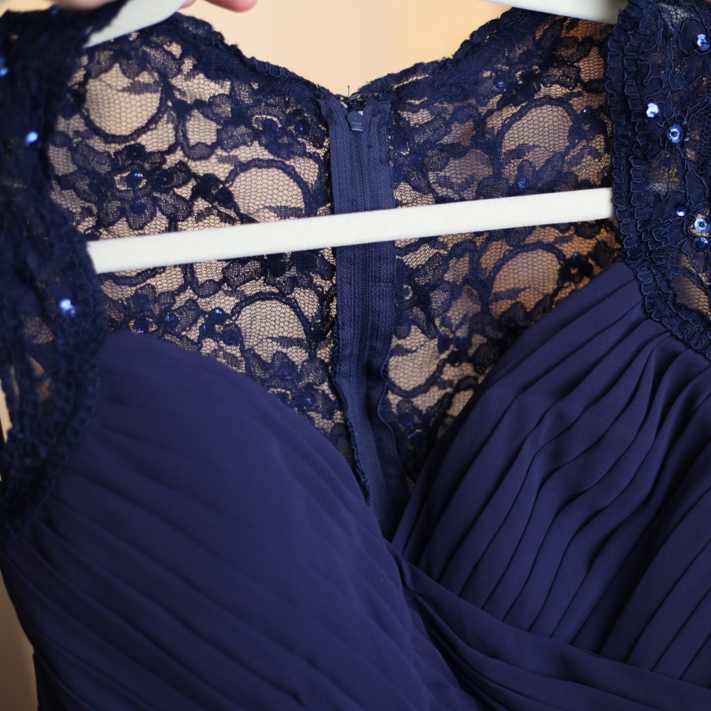 Navy Formal Dress Morilee by Madeline Gardner